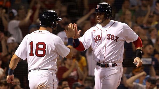 McAdam: Don't rule out Martinez and Schwarber co-existing on next year's Red Sox roster taken at BSJ Headquarters (Top Red Sox)